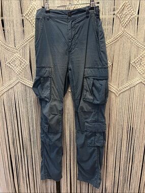 Free People Cargo Pants in Slate Blue
